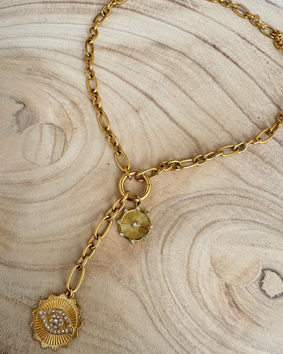 The Iconic Evil Eye Gold Plated Waterproof Necklace