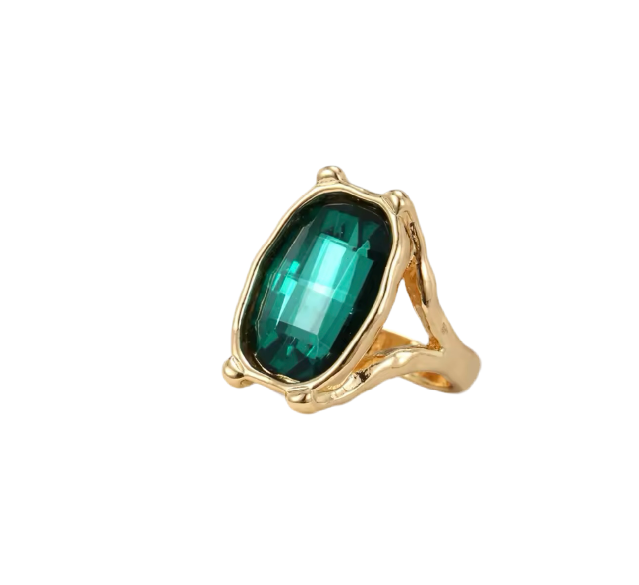 Nani Cocktail Ring - Green