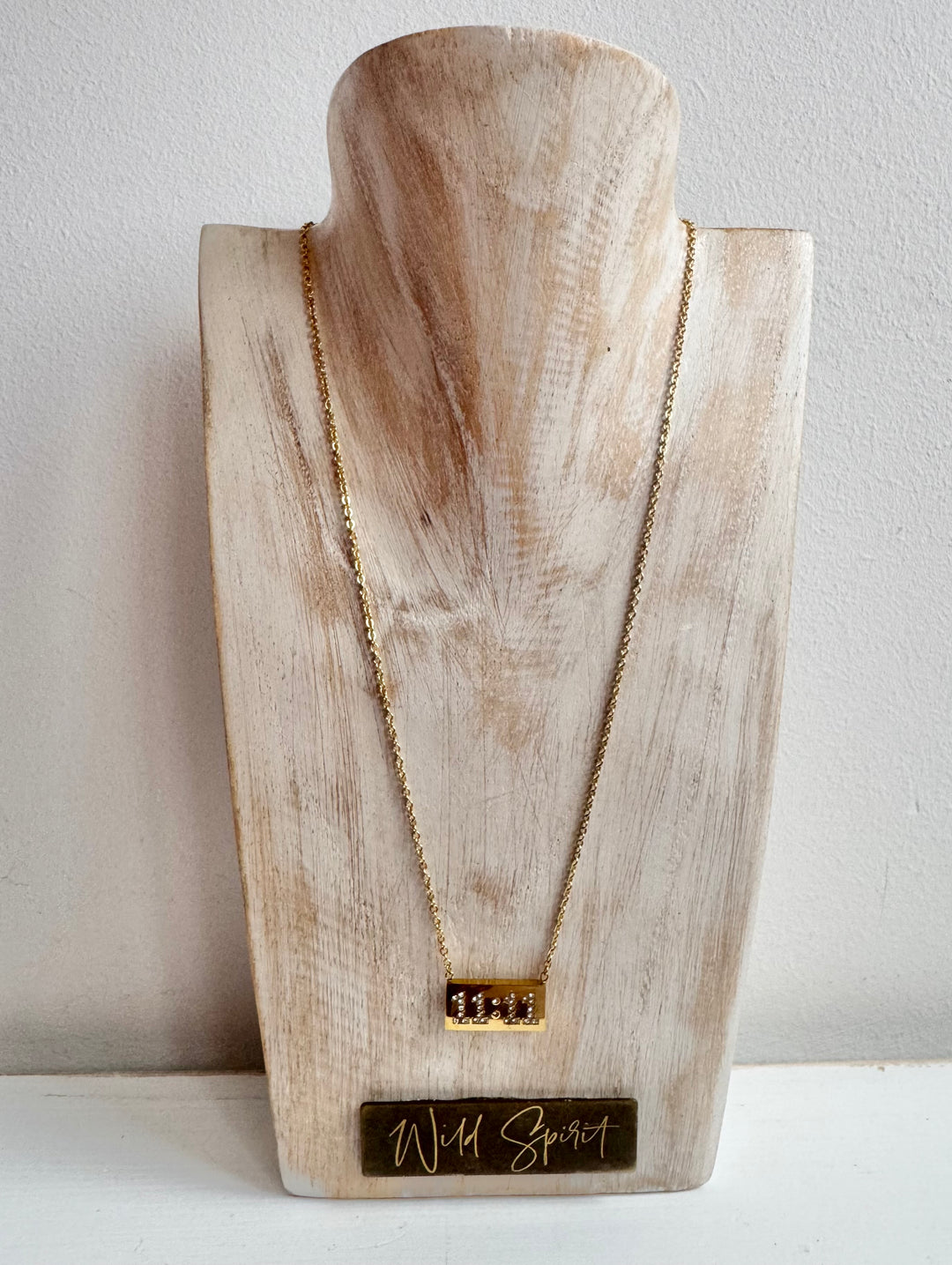 11:11 Gold Plated Waterproof Necklace