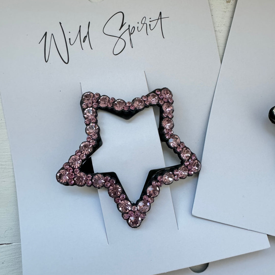 Single Star Hair Slides (Pack of 5)