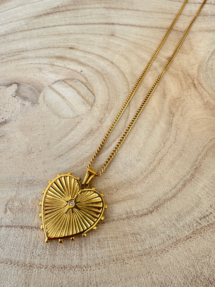 The Big Love Gold Plated Waterproof Necklace