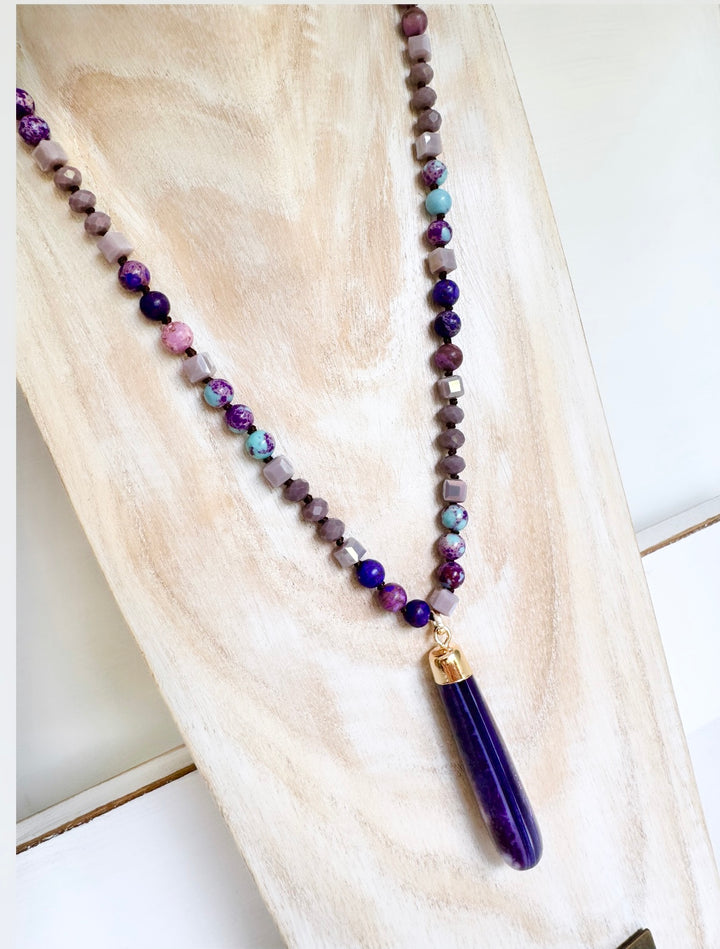 The Violet Sofia Necklace