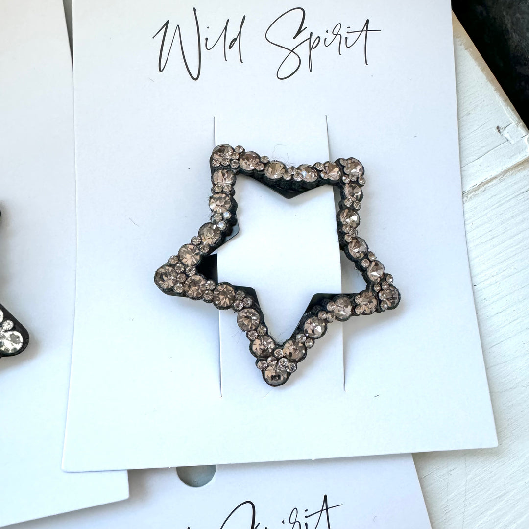 Single Star Hair Slides (Pack of 5)