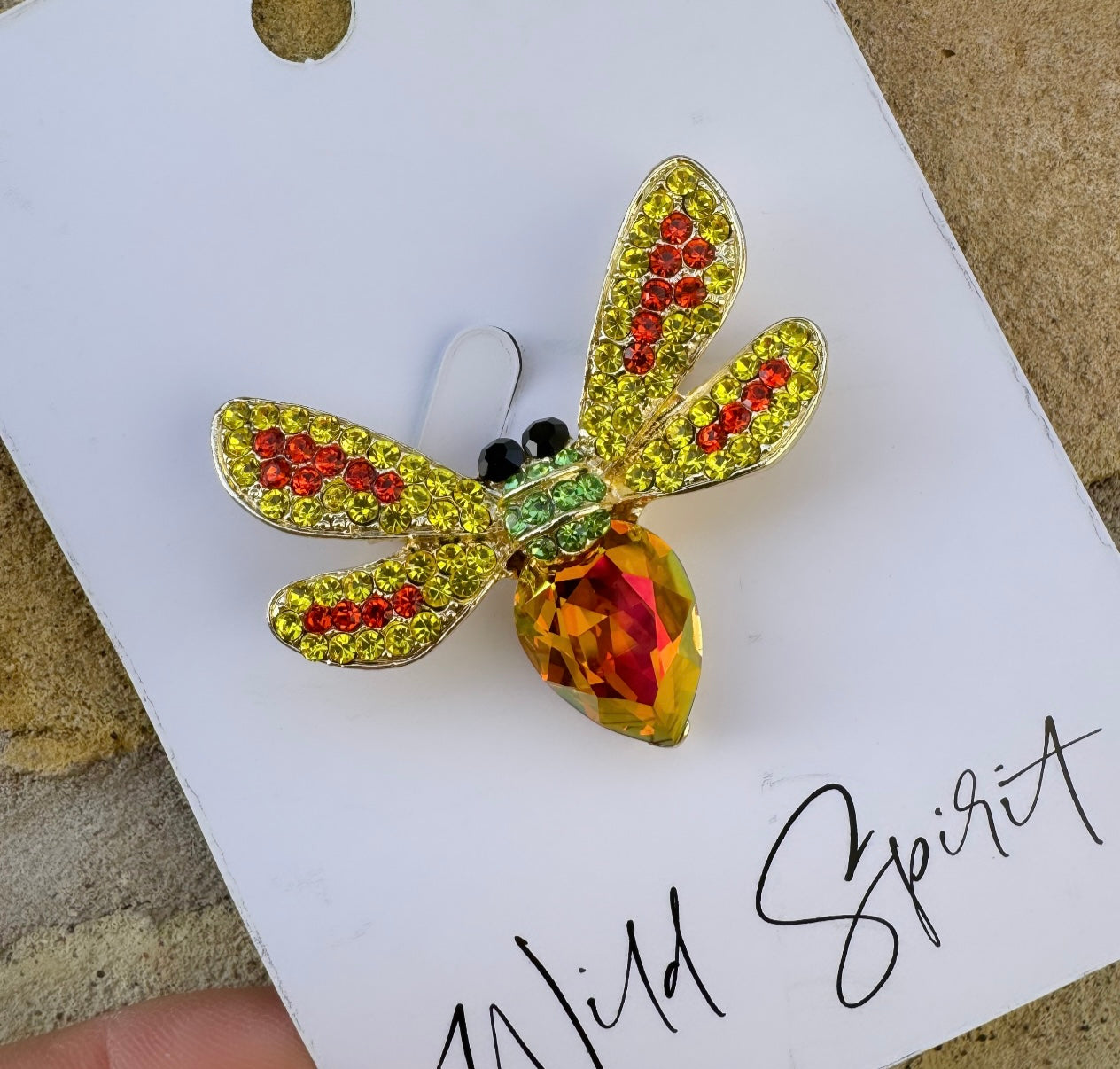 Bright Bee Brooch