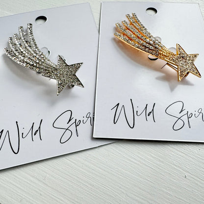 Shooting Star Brooch