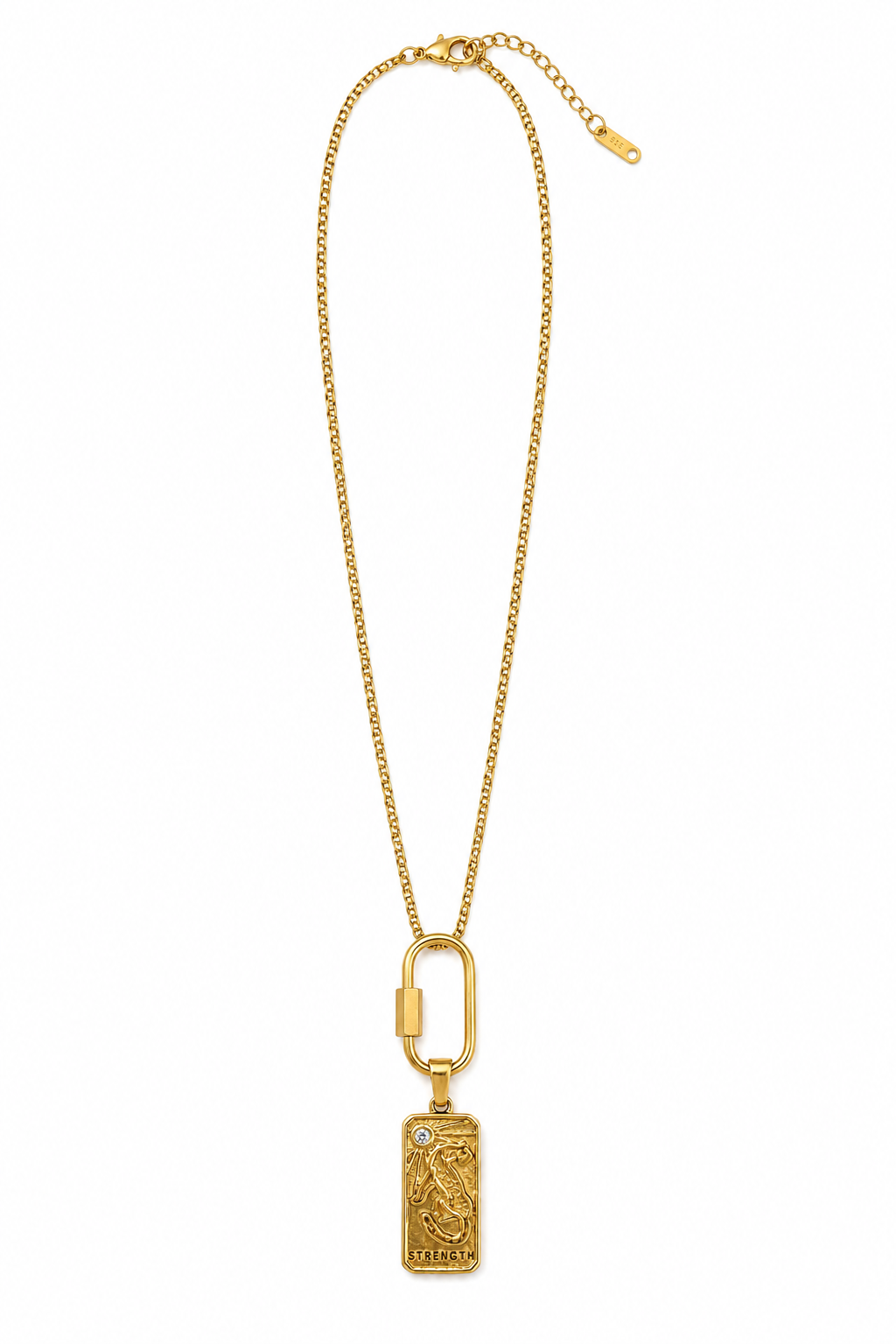 Strength Charm Necklace