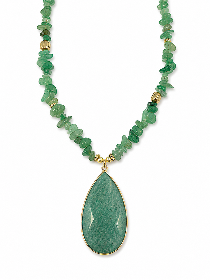 Amazonite Chip Necklace