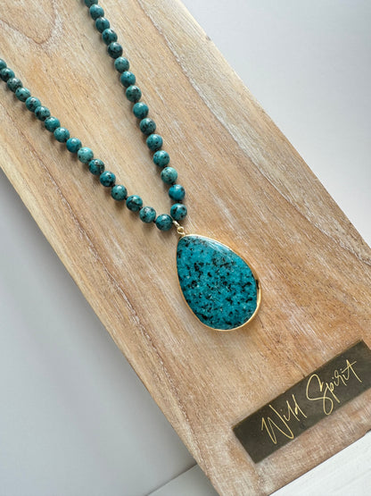 Teal Arlo Necklace