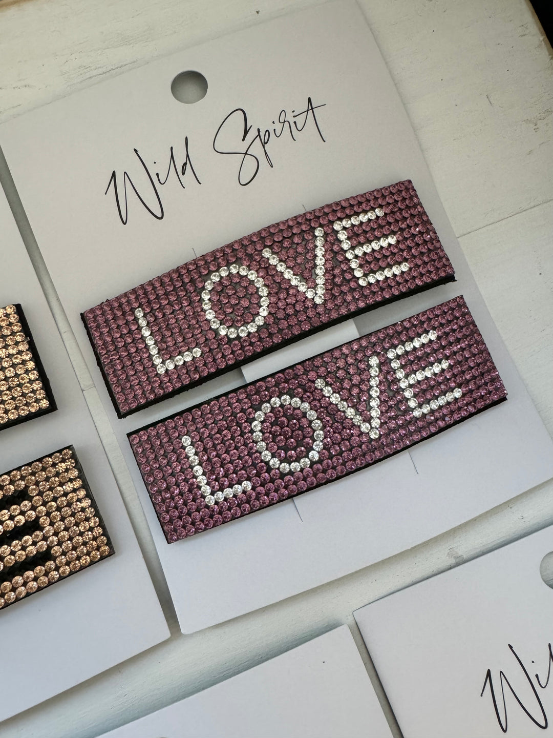 LOVE Gift Set of 2 Hair Slides (Mixed pack of 5)