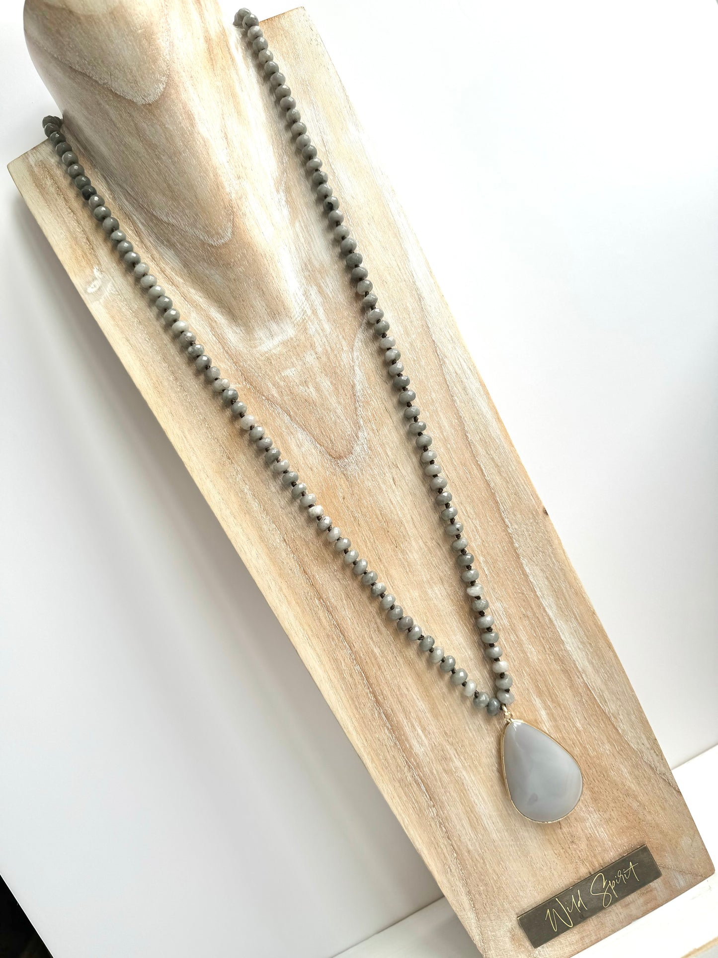 Grey Luna Necklace