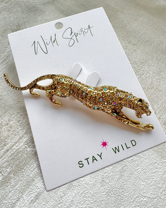 The Gold Jaguar Brooch