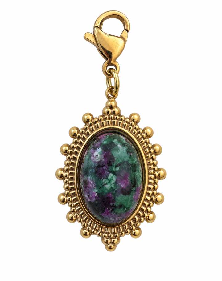 a close up of a necklace