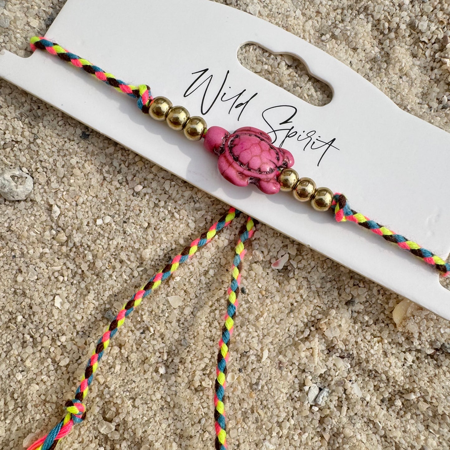 Pink Turtle Anklet/Bracelet