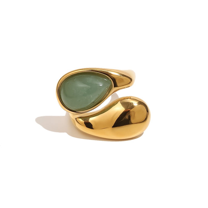 Amazonite Zena Gold Ring