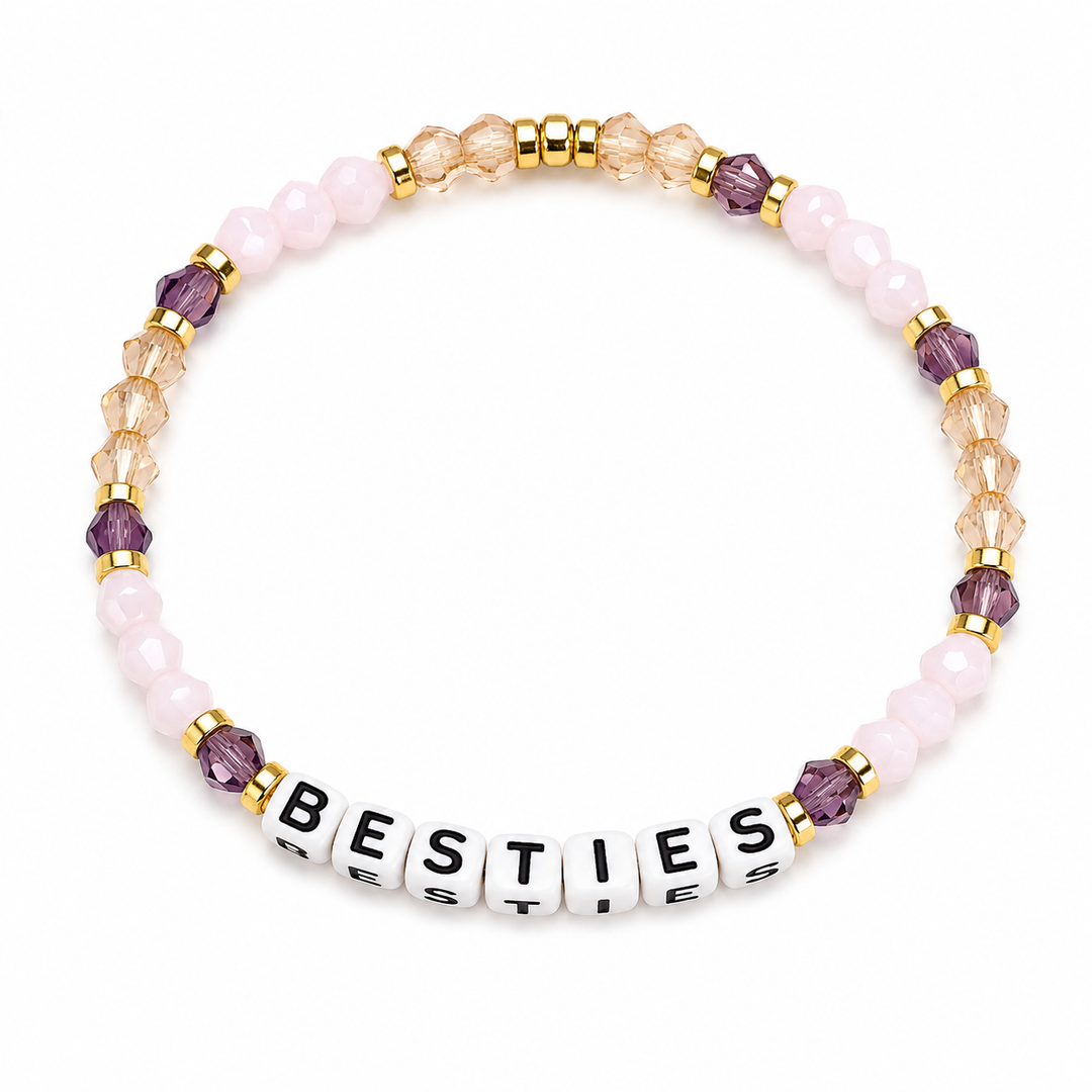 Besties Letter Bracelet