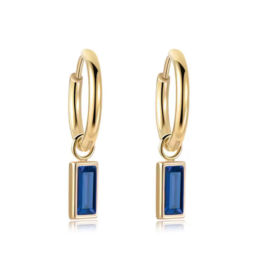 The Elle Navy Earrings