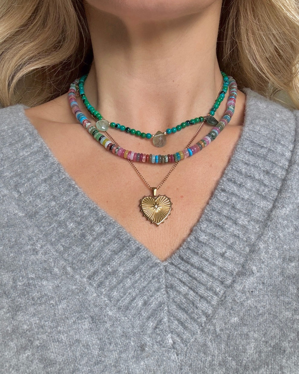 The Big Love Gold Plated Waterproof Necklace