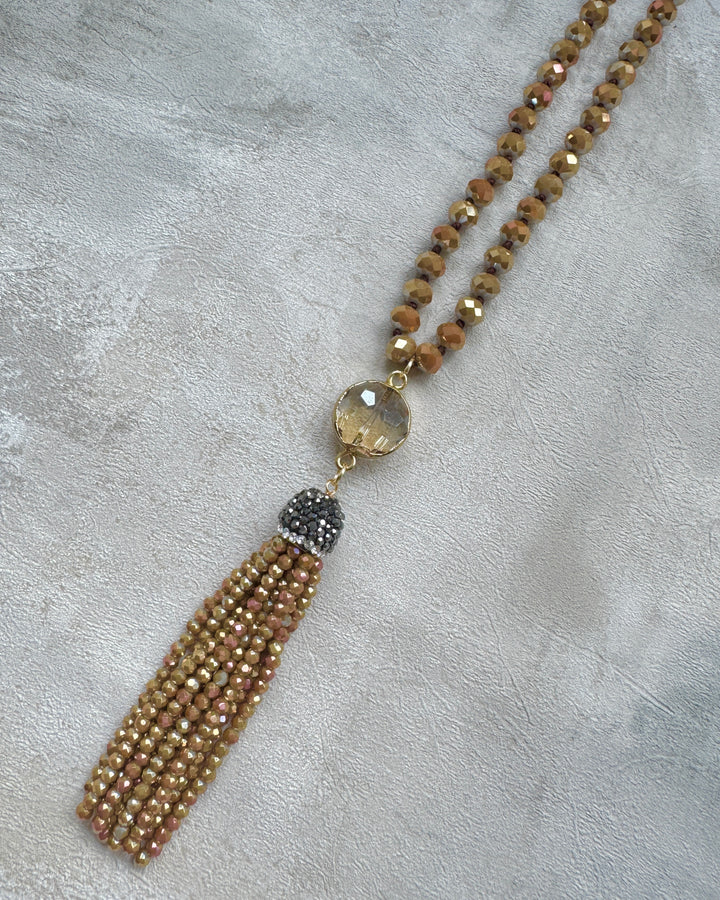 The Gold Tassel Necklace