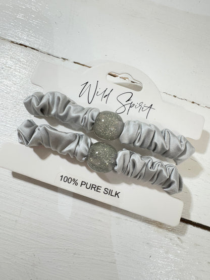 Pure Silk Hair Bobble Set