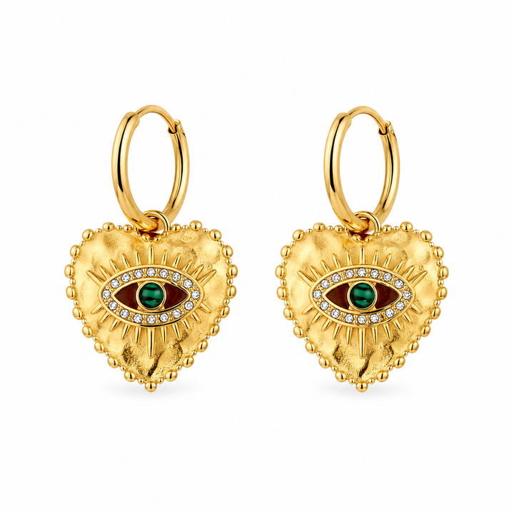 The Enchanted Gold Pated Waterproof Earrings