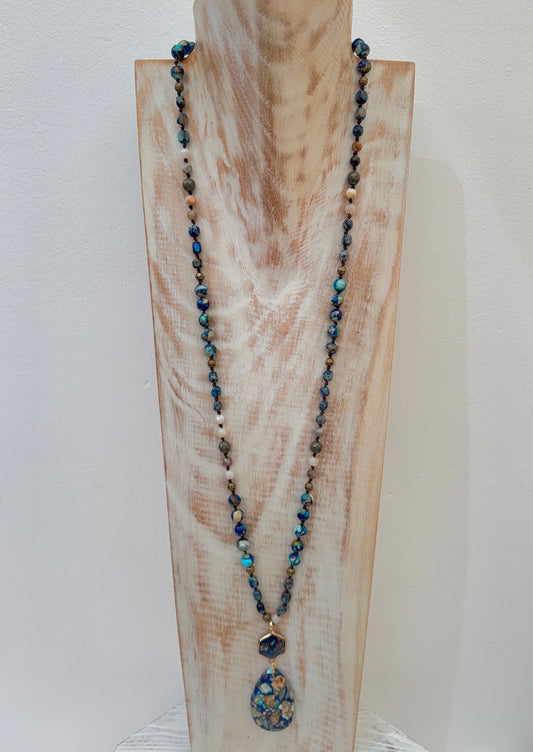 The Blue Jasper Necklace