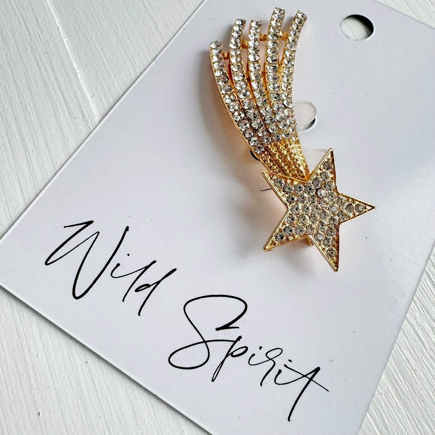 Shooting Star Brooch