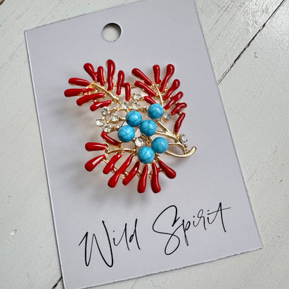 Coral Reef Brooch