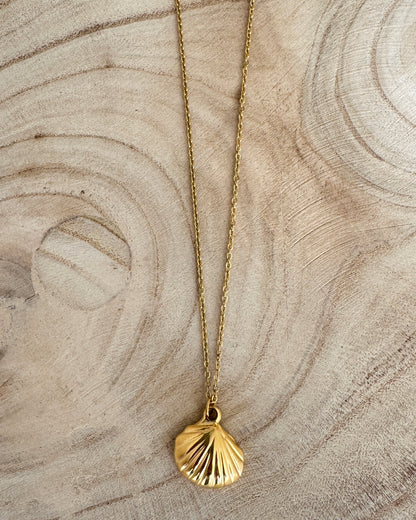 The Glowproof Gold Shell Necklace