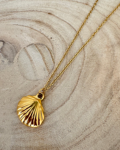 The Glowproof Gold Shell Necklace