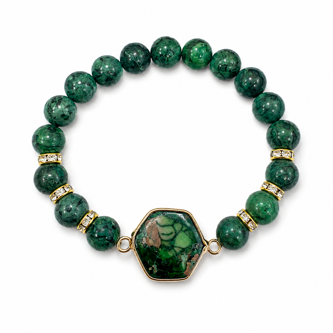 Green Jasper Bracelet