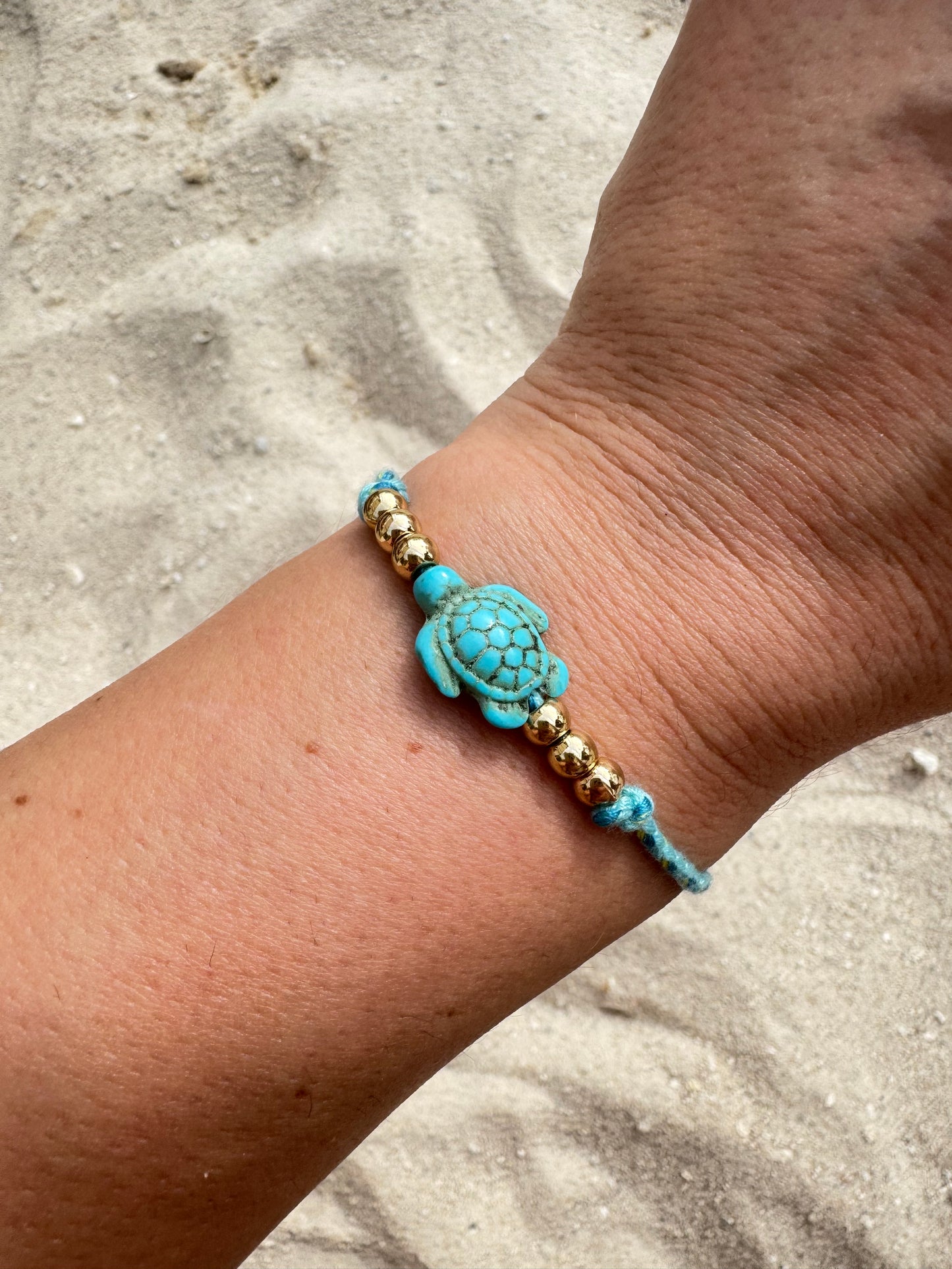 Blue Turtle Anklet/Bracelet