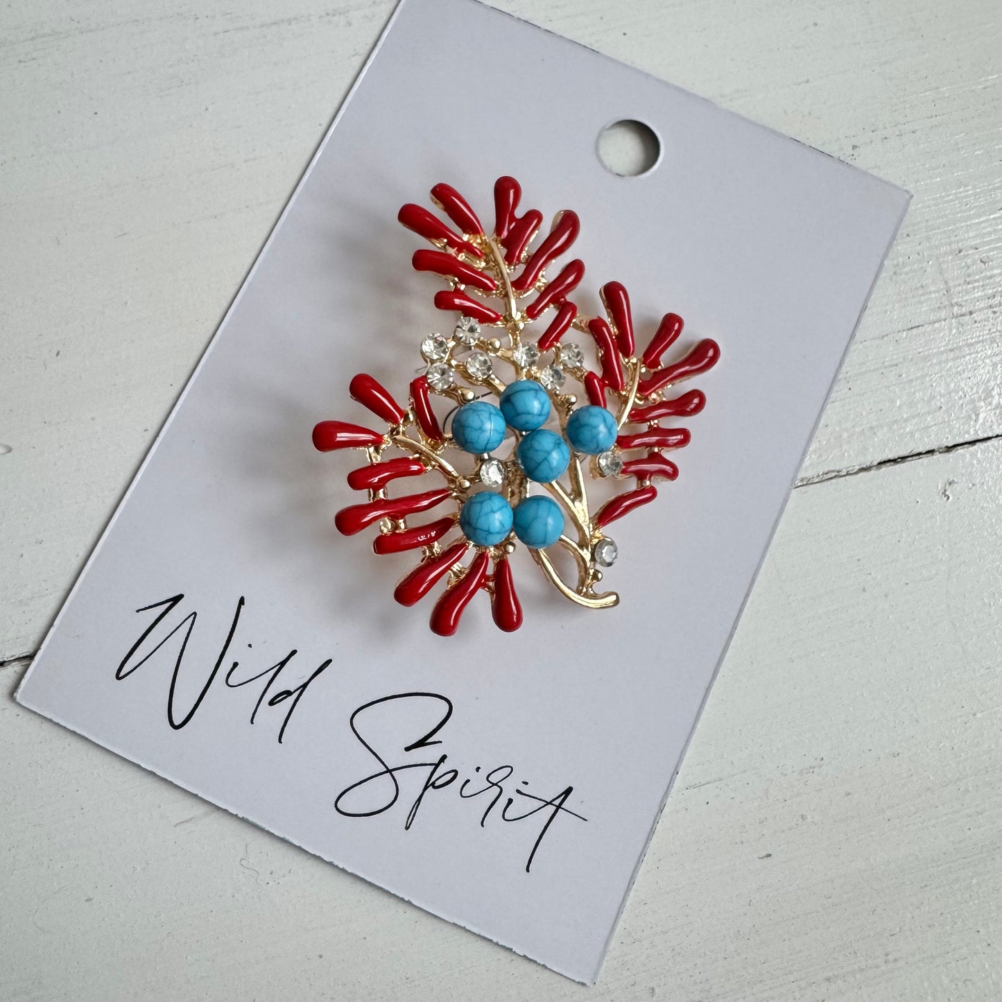 Coral Reef Brooch