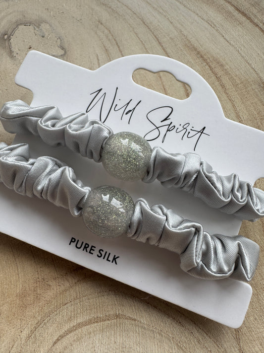 Pure Silk Hair Bobble Set