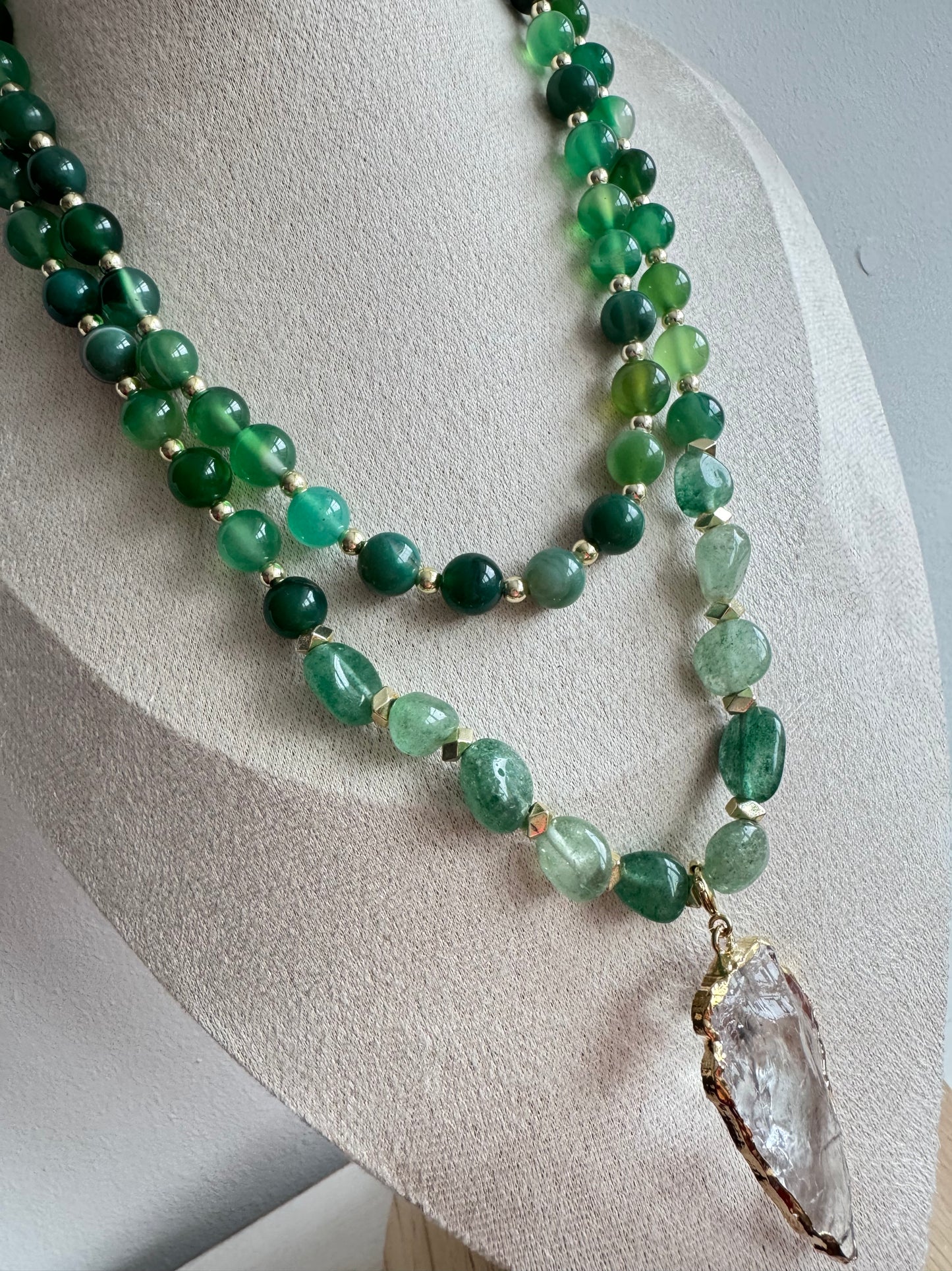 Green Athena Necklace