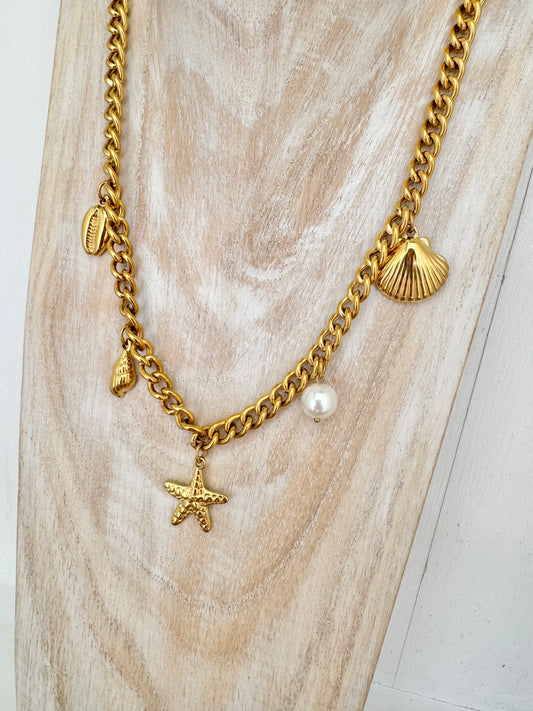 Beachcomber Charm Necklace