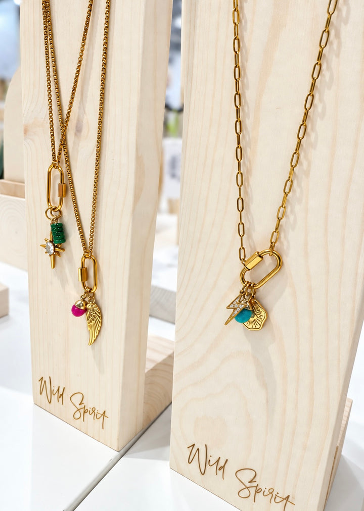 Charm Lock Necklace &amp; Charms