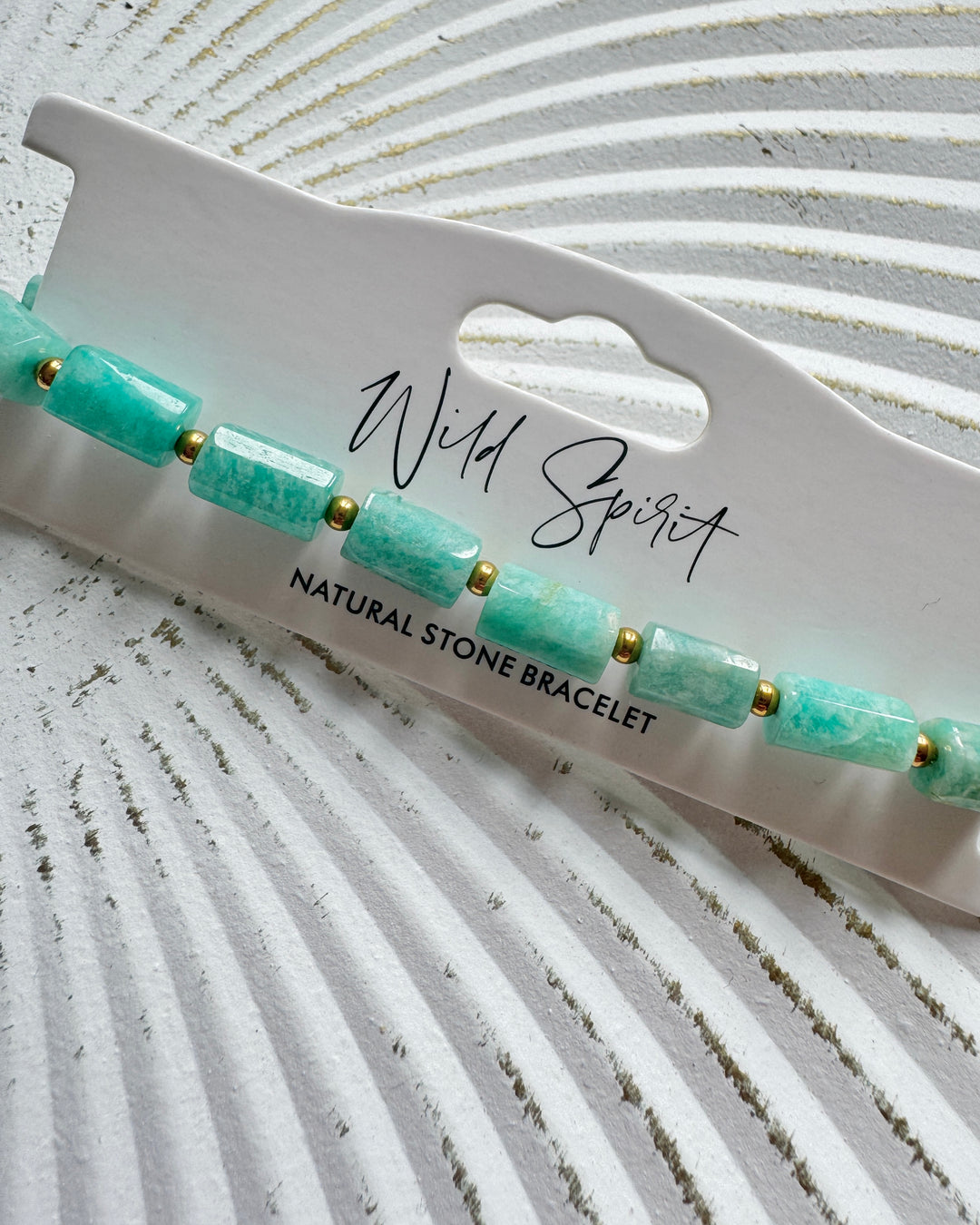 Amazonite Rock Bracelet