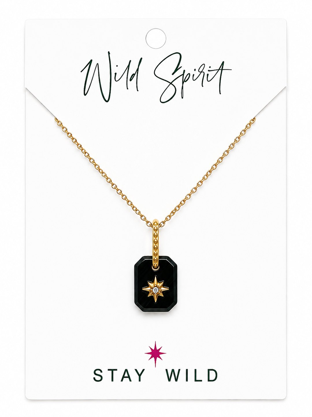 Black Star Necklace