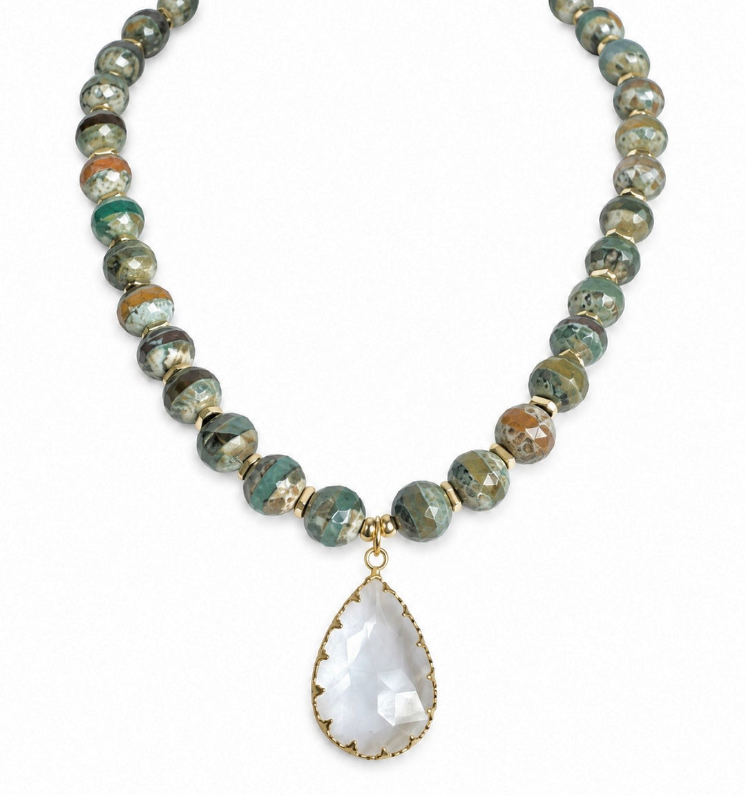a necklace with a pendant