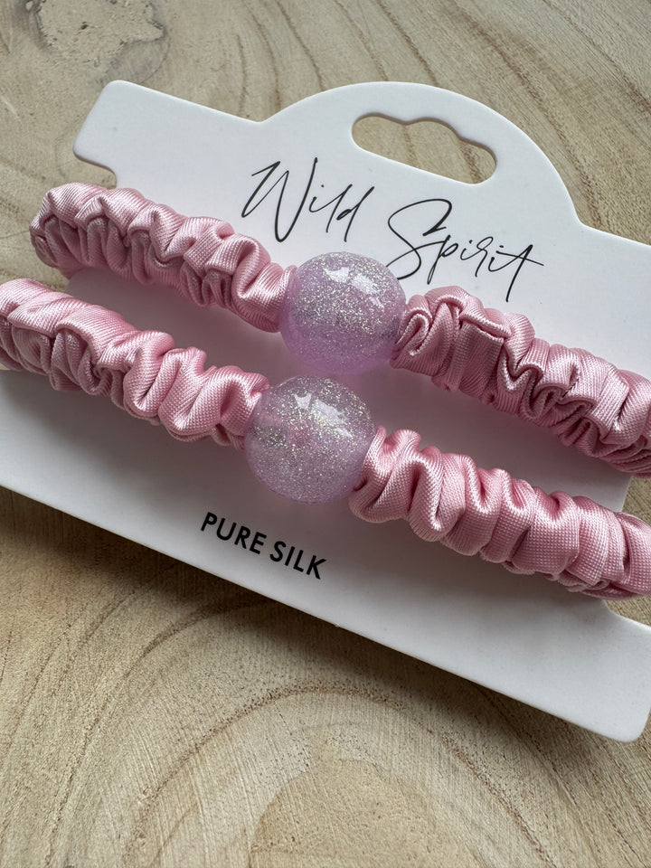 Pure Silk Hair Bobble Duo