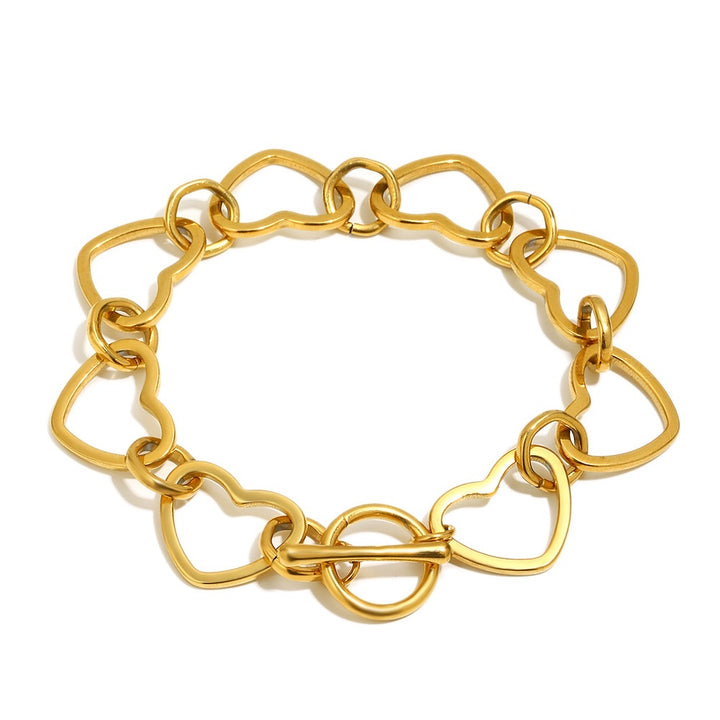 Love Links Gold Plated Waterproof Bracelet