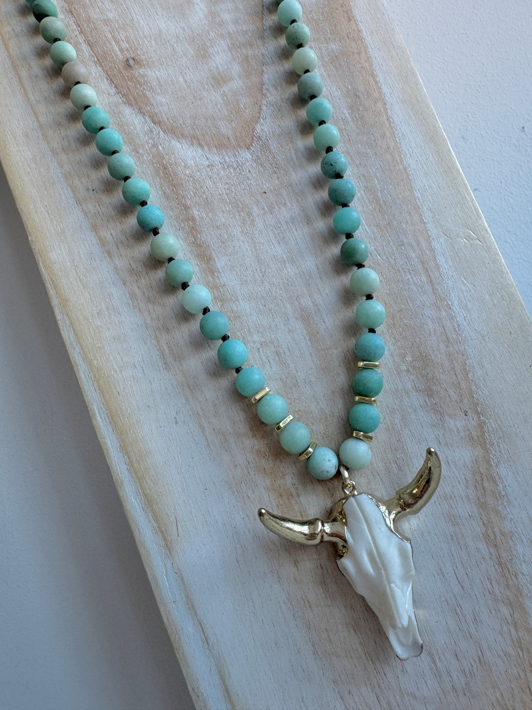 Amazonite Wildhorn Necklace