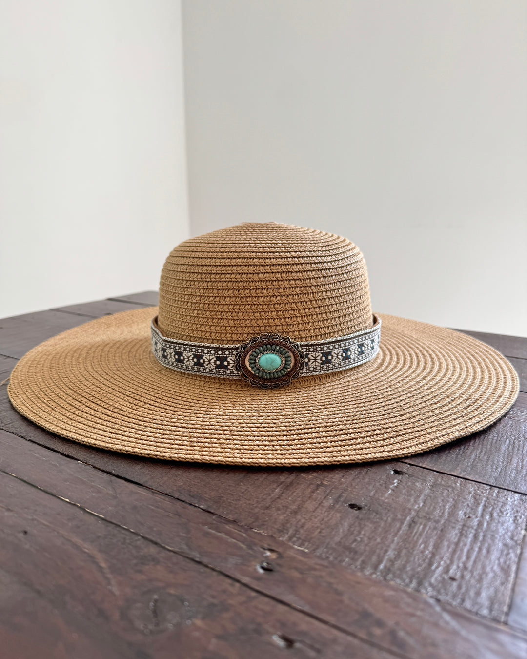 Wide Brim Western Sun Hat