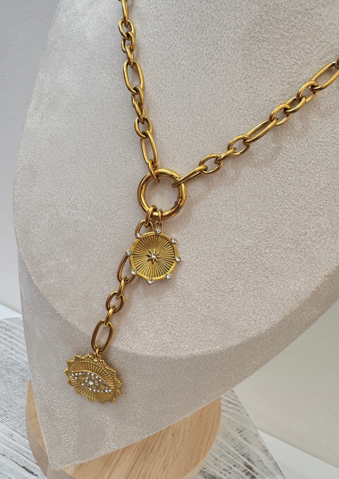 The Iconic Evil Eye Gold Plated Waterproof Necklace