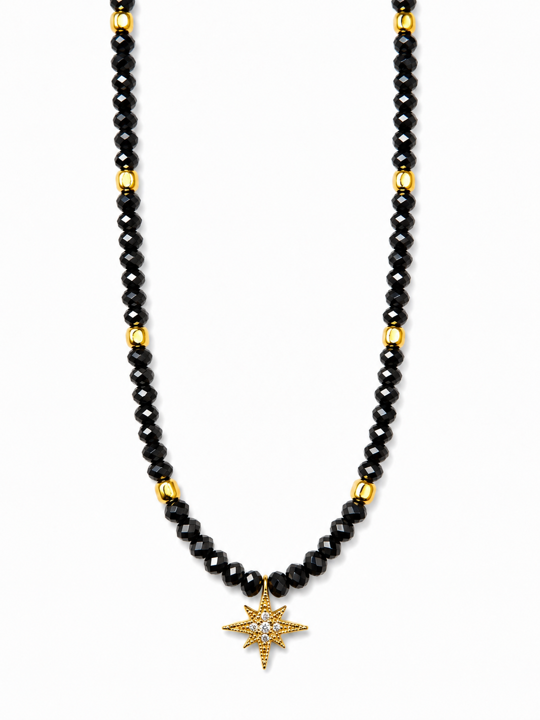 Black Twilight Star Necklace