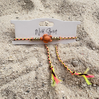 Orange Turtle Anklet/Bracelet