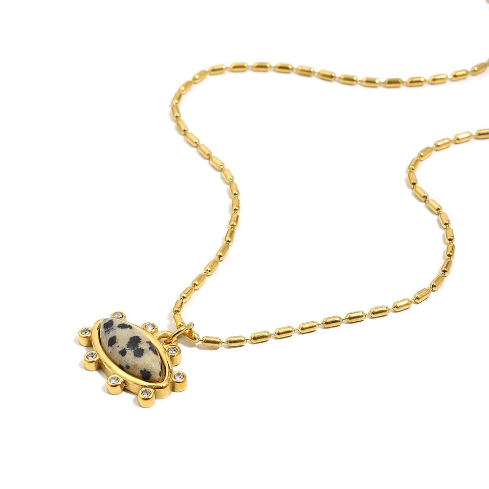 Dalmatian Aluna Necklace