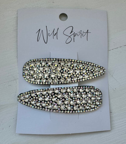 Sparkle Set of 2 Hair Slides (Pack of 5)