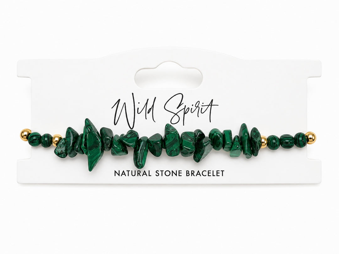 Malachite Chip Bracelet
