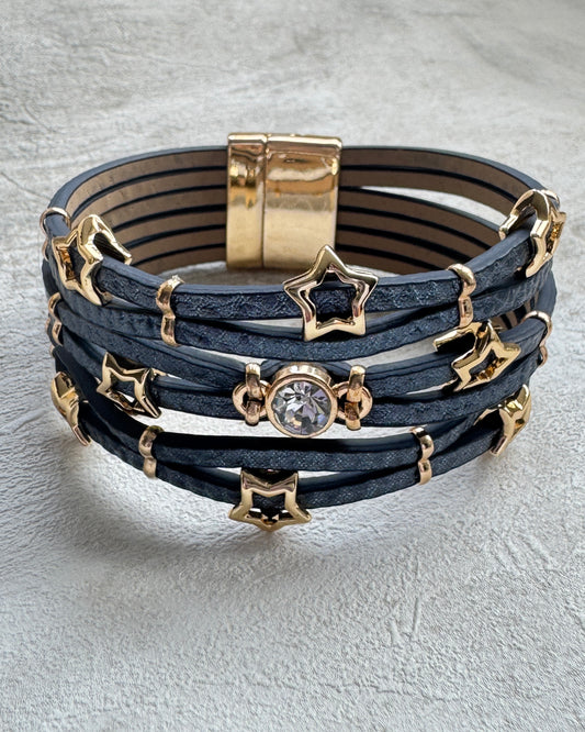The Navy Starlight Boho Cuff